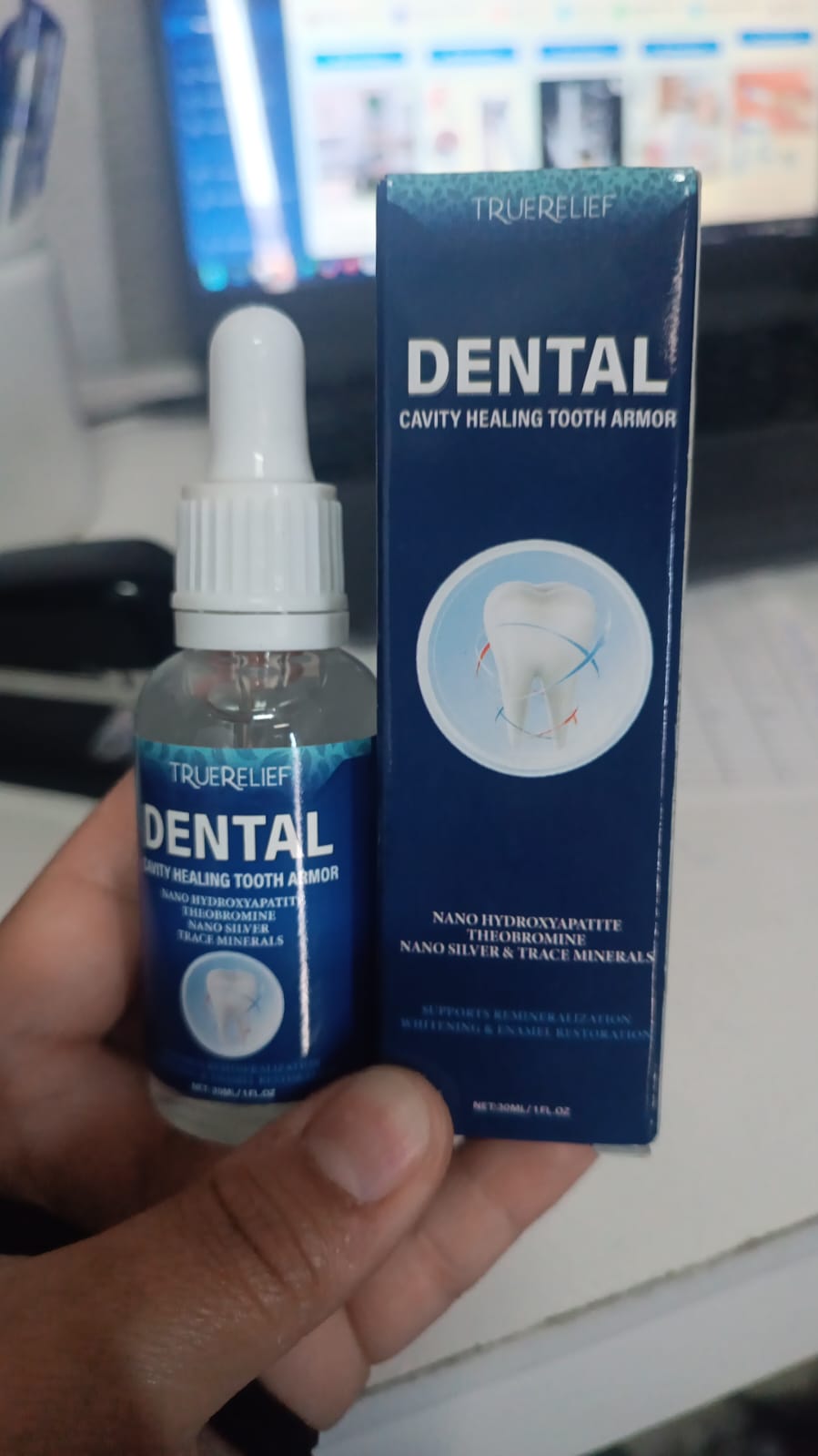 DENTAL TOOTH ARMOR - GOTAS PARA REPARACION DENTAL 30ML